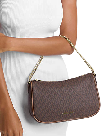 Michael Michael Kors Carmela Medium Signature Logo Convertible Crossbody Bag