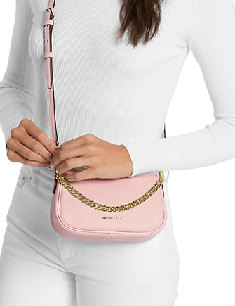 Michael Michael Kors Carmela Small Pebbled Leather Convertible Crossbody Bag