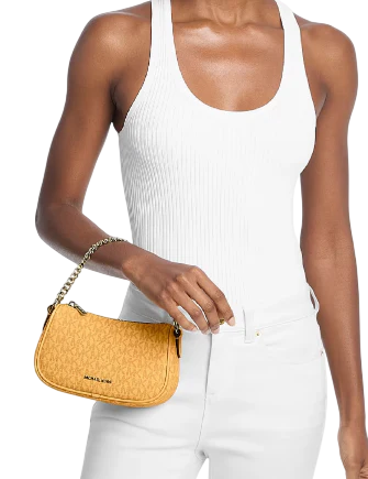 Michael Michael Kors Carmela Small Signature Logo Convertible Crossbody Bag