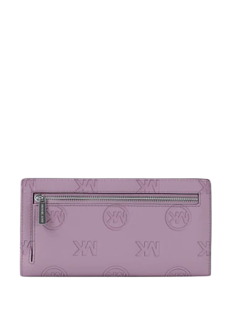 Michael Michael Kors Carson Large Logo Debossed Snap Wallet