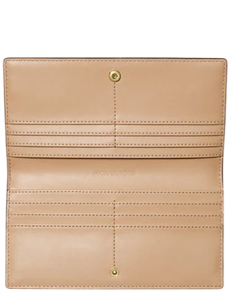 Michael Michael Kors Carson Large Metallic Signature Logo Wallet