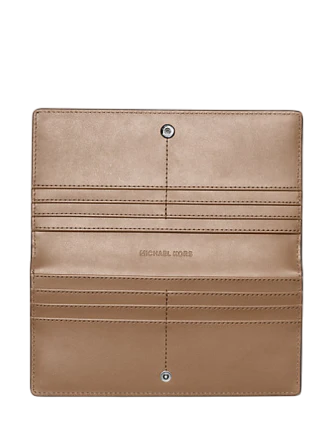 Michael Michael Kors Carson Large Patent Crocodile Embossed Wallet