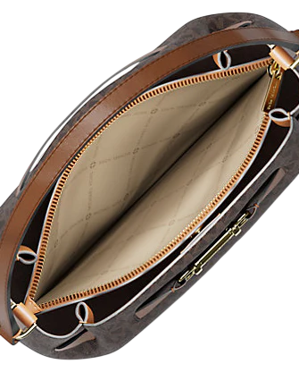 Michael Michael Kors Carson Medium Signature Logo Convertible Bucket Crossbody Bag