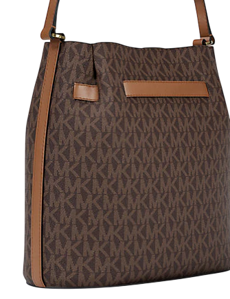 Michael Michael Kors Carson Medium Signature Logo Convertible Bucket Crossbody Bag