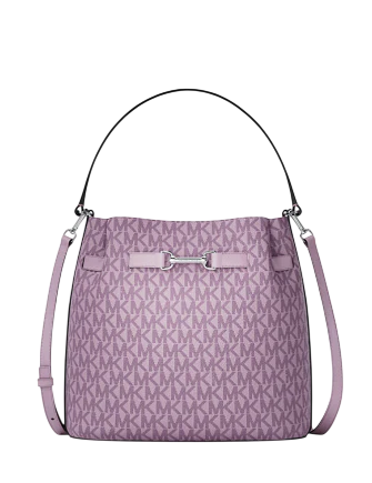 Michael Michael Kors Carson Medium Signature Logo Convertible Bucket Crossbody Bag