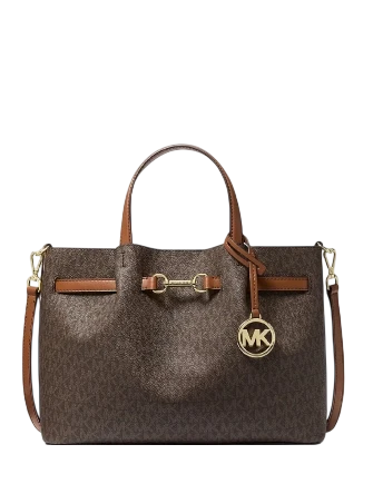 Michael Michael Kors Carson Medium Signature Logo Satchel