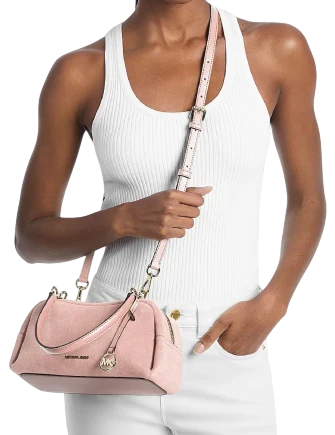Michael Michael Kors Cecily Small Suede Shoulder Bag