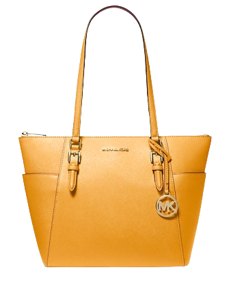 Michael Michael Kors Charlotte Large Saffiano Leather Top Zip Tote Bag