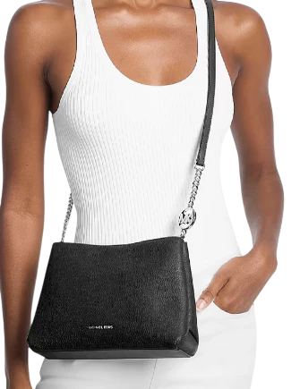 Michael Michael Kors Christina Small Pebbled Leather Crossbody Bag