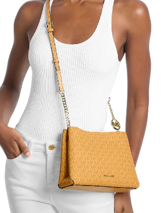 Michael Michael Kors Christina Small Signature Logo Crossbody Bag