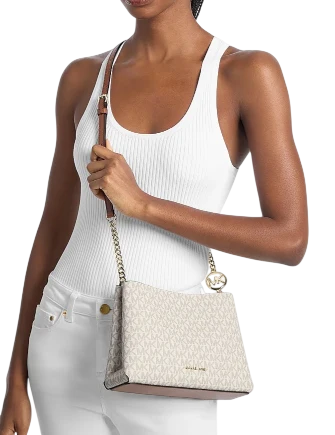 Michael Michael Kors Christina Small Signature Logo Crossbody Bag