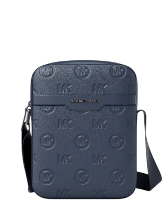 Michael Michael Kors Cooper Logo Debossed Flight Bag