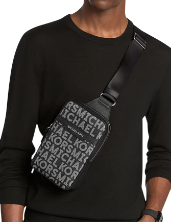 Michael Michael Kors Cooper Medium Graphic Logo Sling Pack