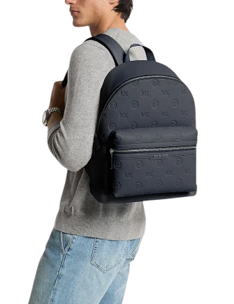 Michael Michael Kors Cooper Medium Logo Debossed Dome Backpack