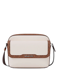 Michael Michael Kors Cooper Medium Pebbled Leather and Signature Logo Camera Crossbody Bag