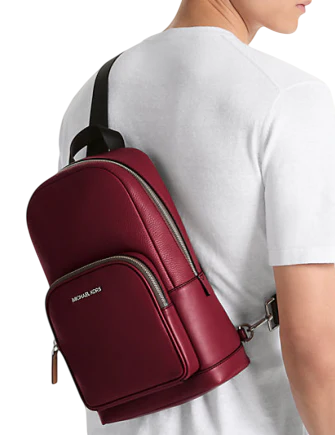 Michael Michael Kors Cooper Pebbled Leather Sling Pack
