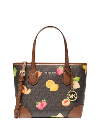 Michael Michael Kors Eva Extra-Small Printed Signature Logo Convertible Tote Bag