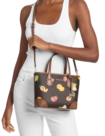 Michael Michael Kors Eva Extra-Small Printed Signature Logo Convertible Tote Bag
