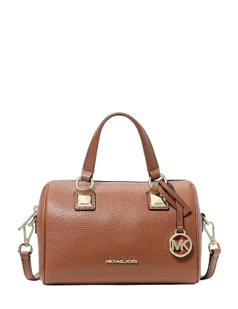 Michael Michael Kors Grayson Small Pebbled Leather Duffel Crossbody Bag