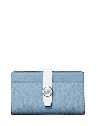 Michael Michael Kors Greenwich Medium Signature Logo Wallet