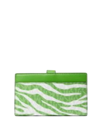Michael Michael Kors Greenwich Medium Zebra Signature Logo Wallet