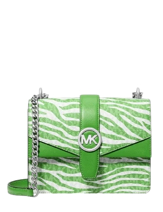 Michael Michael Kors Greenwich Small Animal Print Logo Crossbody Bag