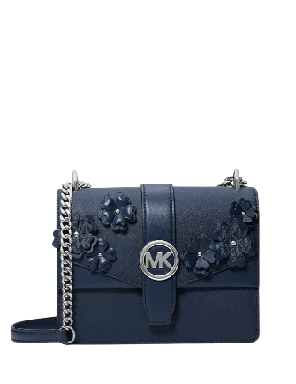 Michael Michael Kors Greenwich Small Floral Embellished Crossbody Bag