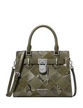 Michael Michael Kors Hamilton Small Patchwork and Snake Embossed Satchel