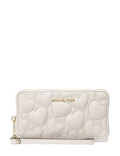 Michael Michael Kors Jet Set Large Heart Embroidered Smartphone Wristlet