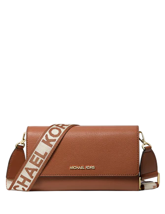 Michael Michael Kors Jet Set Large Leather Crossbody Bag