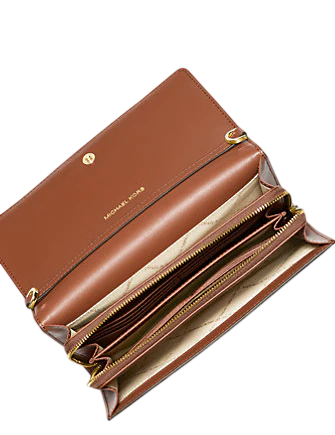Michael Michael Kors Jet Set Large Leather Crossbody Bag