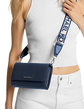 Michael Michael Kors Jet Set Large Leather Crossbody Bag