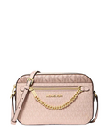 Michael Michael Kors Jet Set Large Metallic Signature Logo Crossbody Bag