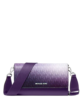 Michael Michael Kors Jet Set Large Ombre Signature Logo Crossbody Bag