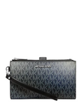 Michael Michael Kors Jet Set Large Ombre Signature Logo Wristlet