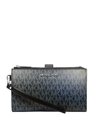 Michael Michael Kors Jet Set Large Ombre Signature Logo Wristlet