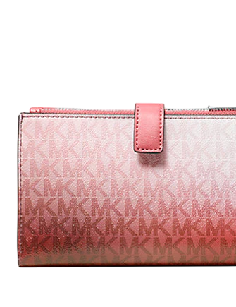 Michael Michael Kors Jet Set Large Ombre Signature Logo Wristlet
