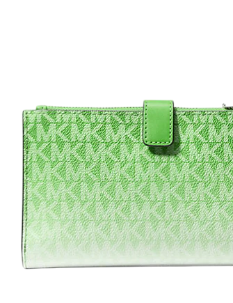Michael Michael Kors Jet Set Large Ombre Signature Logo Wristlet