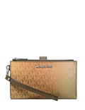Michael Michael Kors Jet Set Large Ombre Signature Logo Wristlet