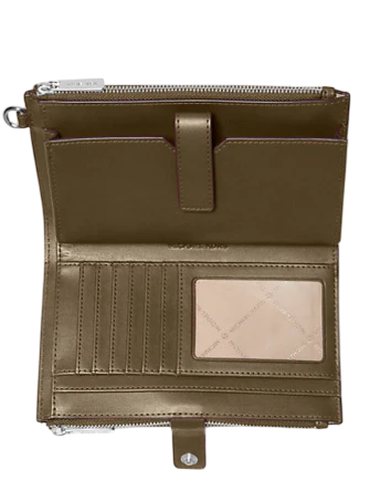 Michael Michael Kors Jet Set Large Ombre Signature Logo Wristlet