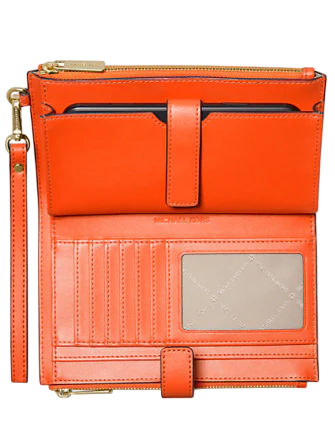 Michael Michael Kors Jet Set Large Ombre Signature Logo Wristlet