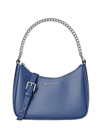 Michael Michael Kors Jet Set Large Pebbled Leather Convertible Crossbody Bag