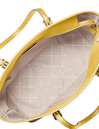 Michael Michael Kors Jet Set Large Printed Signature Logo Tote Bag