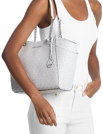 Michael Michael Kors Jet Set Large Signature Logo Shoulder Bag