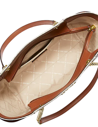Michael Michael Kors Jet Set Large Signature Logo Shoulder Bag