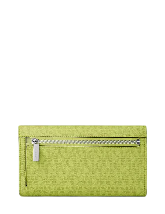 Michael Michael Kors Jet Set Large Signature Logo Tri-Fold Wallet