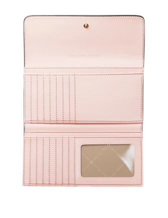 Michael Michael Kors Jet Set Large Signature Logo Tri-Fold Wallet