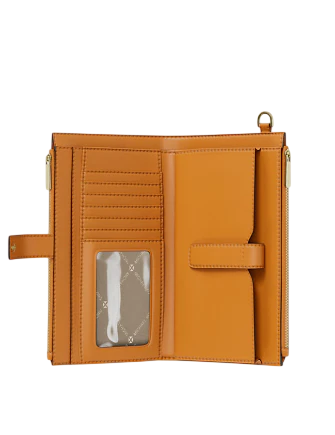 Michael Michael Kors Jet Set Large Signature Logo Wristlet