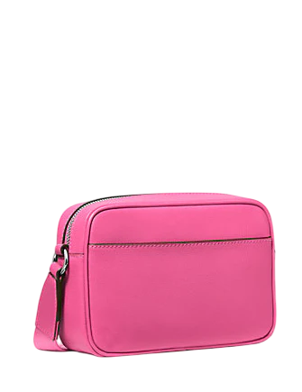 Michael Michael Kors Jet Set Leather Medium Crossbody Bag with Case for Apple Airpods Pro