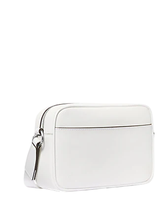 Michael Michael Kors Jet Set Leather Medium Crossbody Bag with Case for Apple Airpods Pro